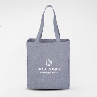 Blue Zones Grocery List Tote