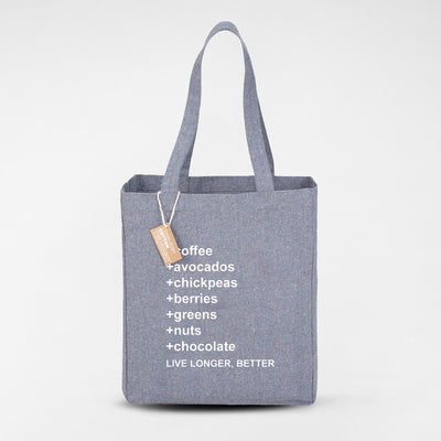 Blue Zones Grocery List Tote