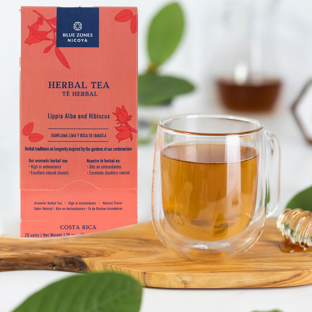 Tea Lippia Alba And Hibiscus 20 U Box - The Blue Zones Store